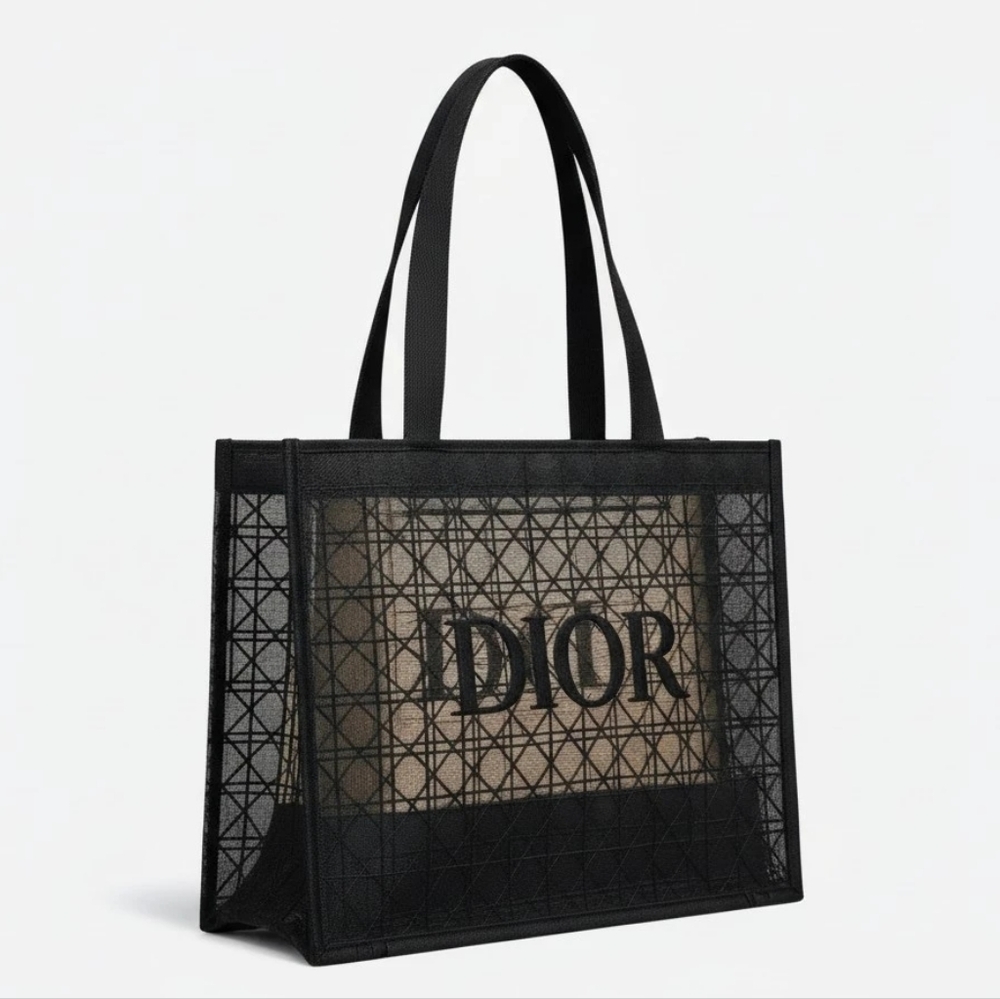 Dior Black Mesh Tote